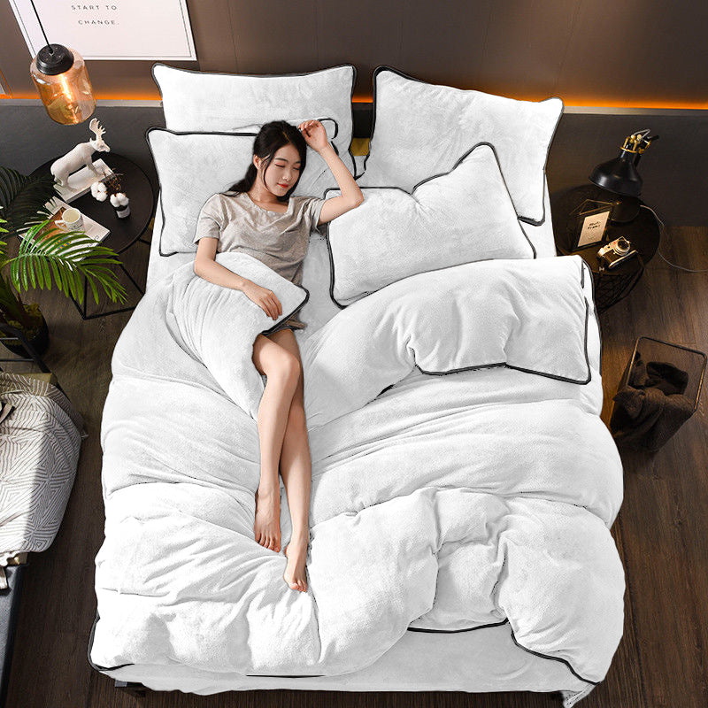 Kefalonia Autumn Velvet Bedding Set